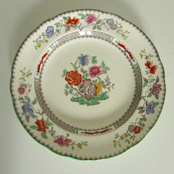 Vintage 9" lunch plate, Chinese Rose design, Copeland Spode (Lot 1) - Picture 1 of 12